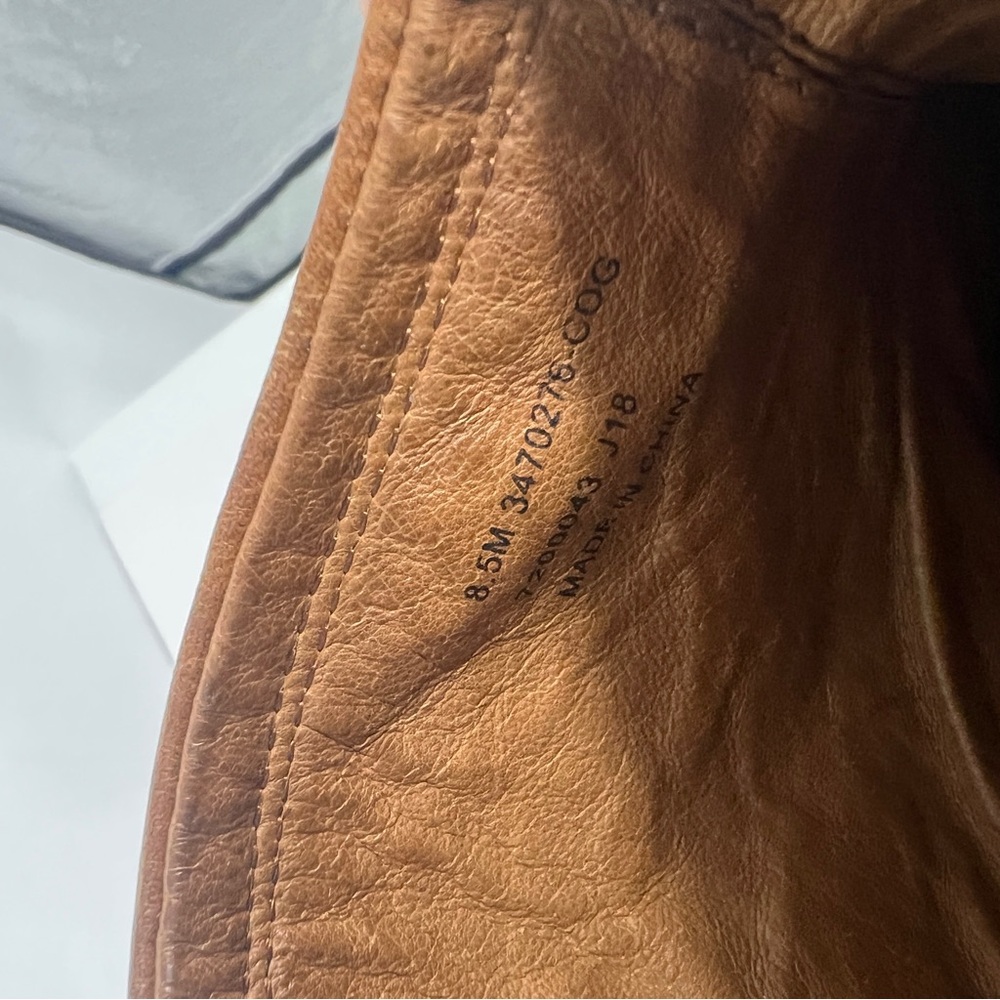 Frye Tan Leather booties - please read - Picture 10 of 15